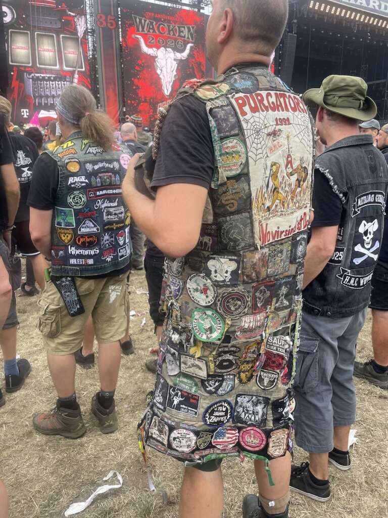 A battle jacket, or "Kutte" with an extension to make it a sort of miniskirt.
